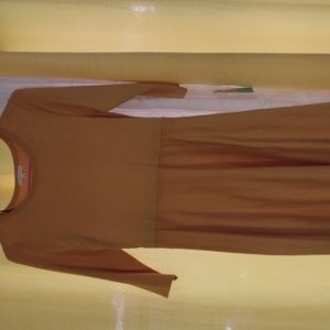 Mustard yellow dress